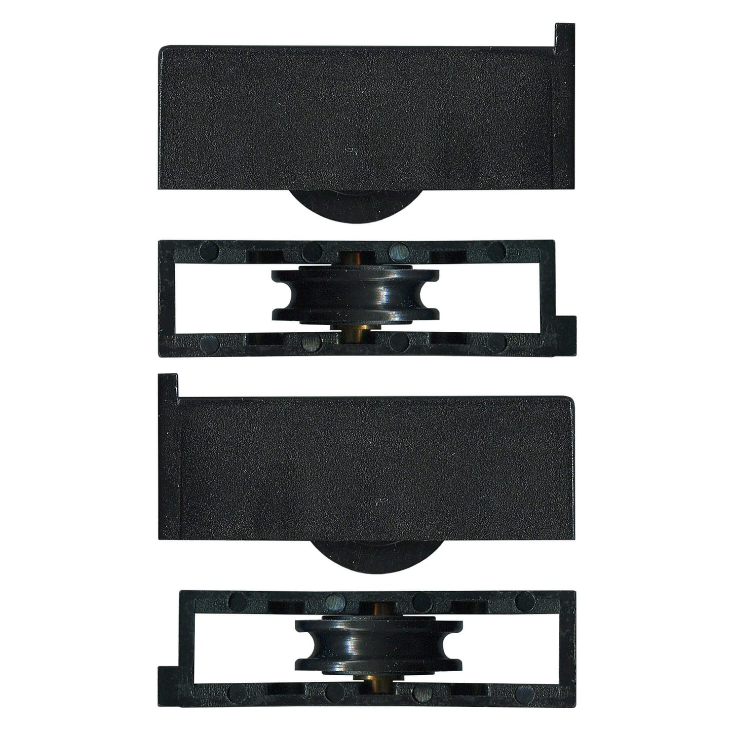 Australian Adjustable Roller & Carriage Window Roller & Carriage - Black | Rollers and More