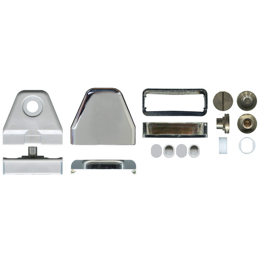 Shower Screen Hinge Pivot Set - Chrome (20pcs) for Mirage & Contour Frameless | Rollers and More Australia