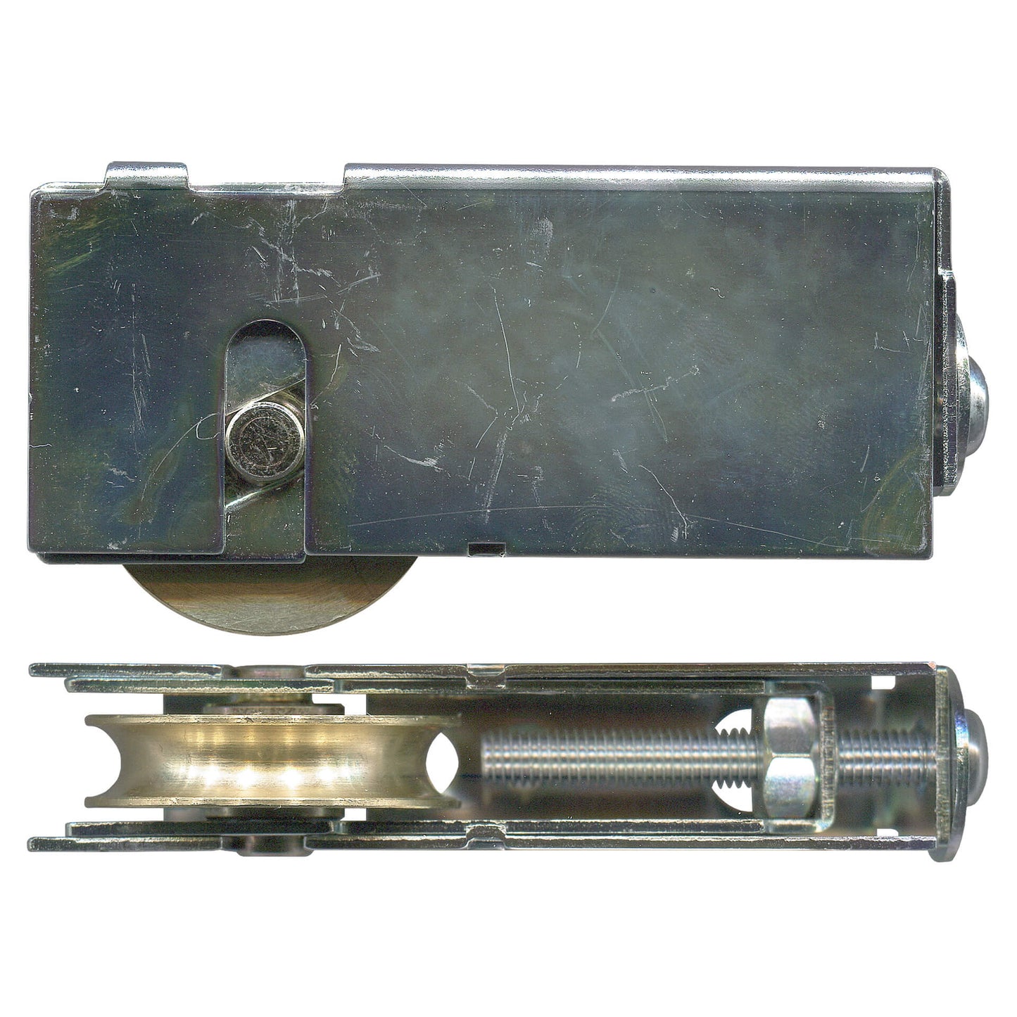 Adjustable Sliding Door Carriage & Roller - Brass Bearing - 35kg Capacity