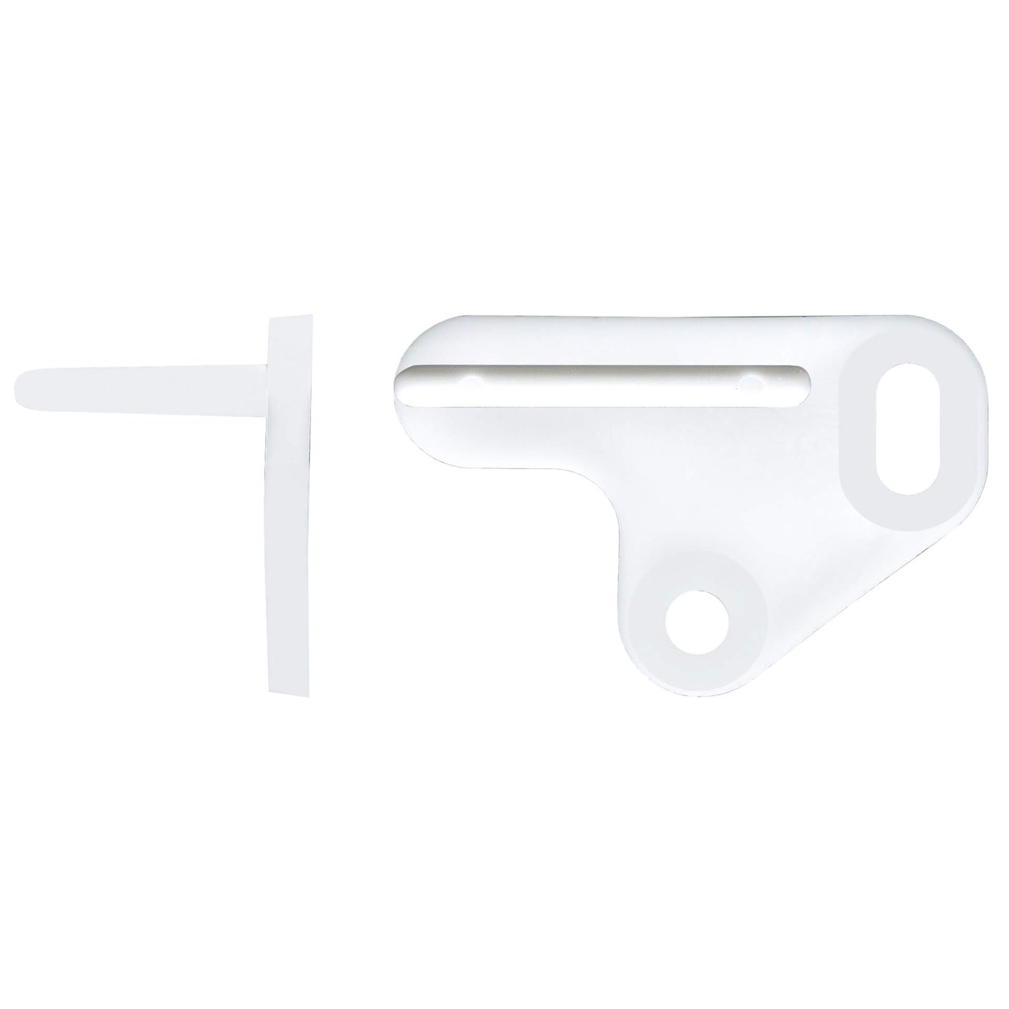 White Plastic Floor Guide for Timber Sliding Doors | Rollers and More Australia