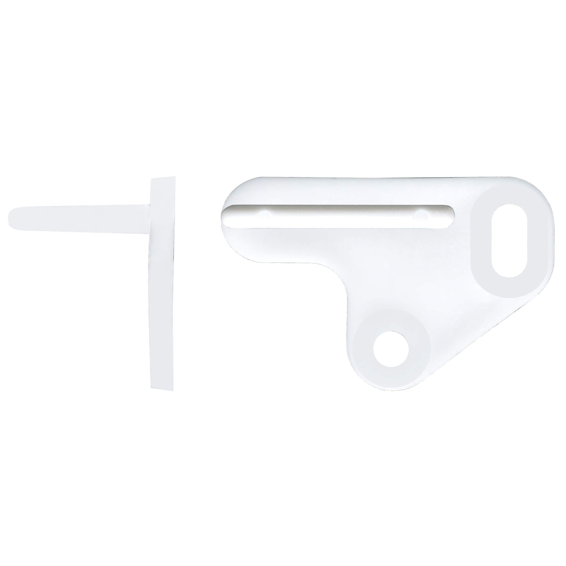 White Plastic Floor Guide for Timber Sliding Doors | Rollers and More Australia