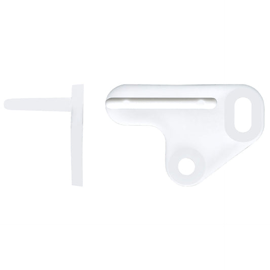 White Plastic Floor Guide for Timber Sliding Doors | Rollers and More Australia