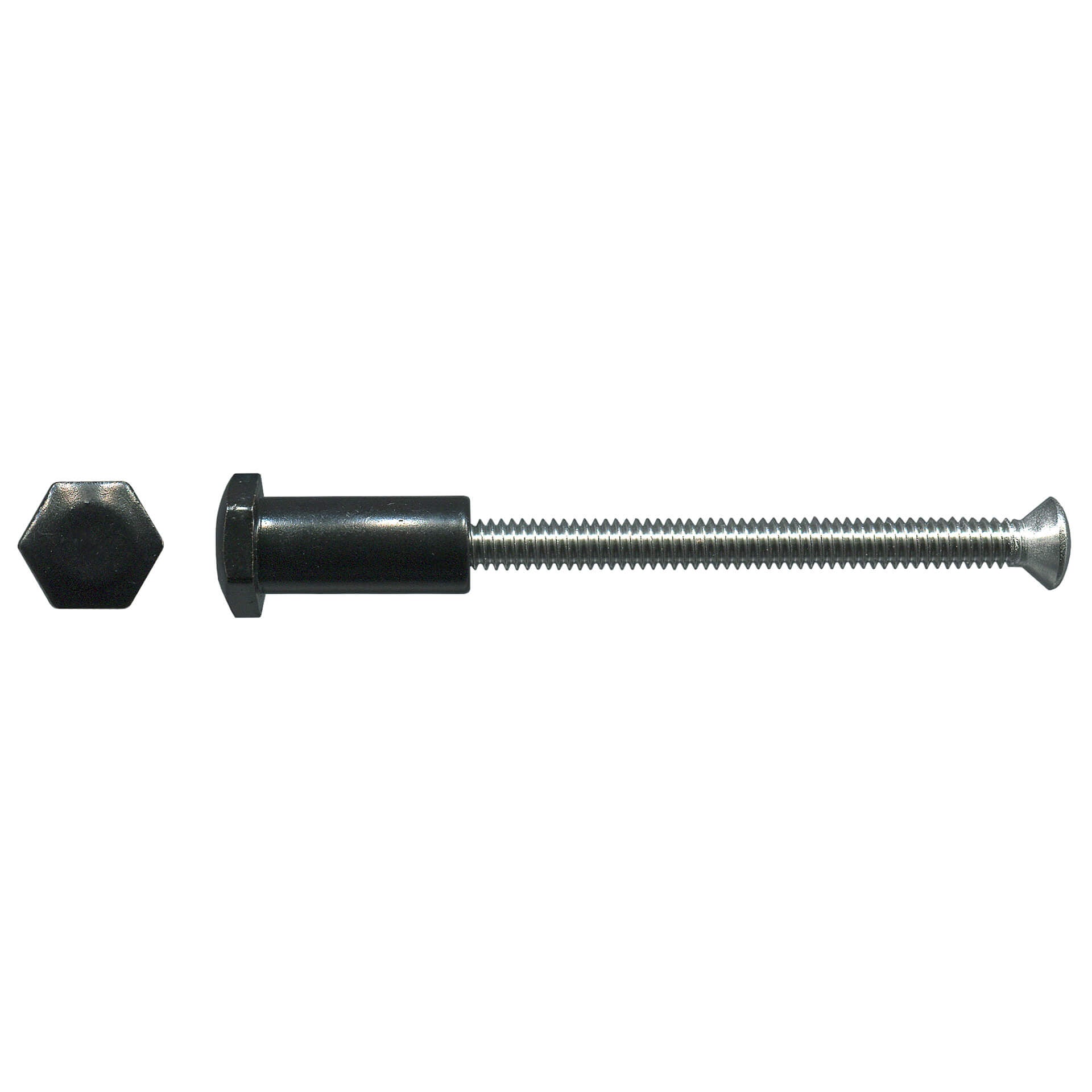 Long Sleeve Nut with Screw for Sliding Door Lock Pulls | 5/32 BSW | Rollers and More Australia