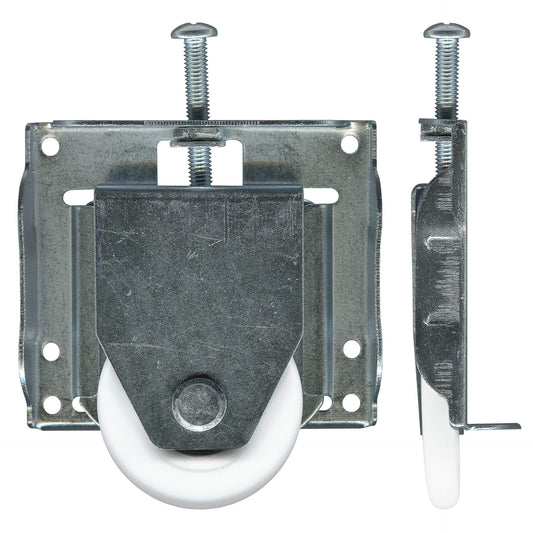 Carriage adjustable & roller, Suit wardrobe door - Rollers and More Australia