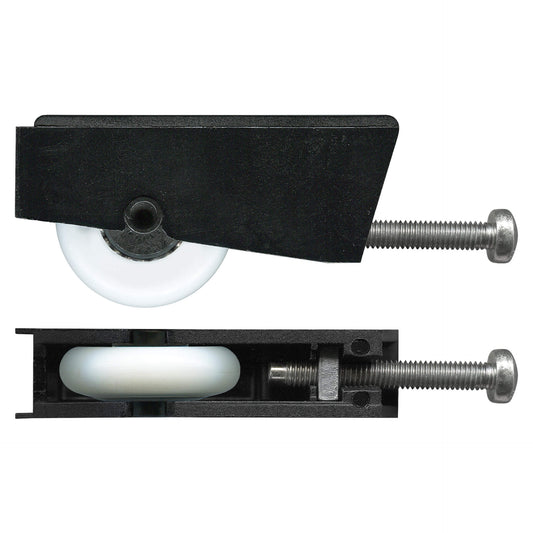 Carriage adjustable & roller, Suit wardrobe door - Rollers and More Australia