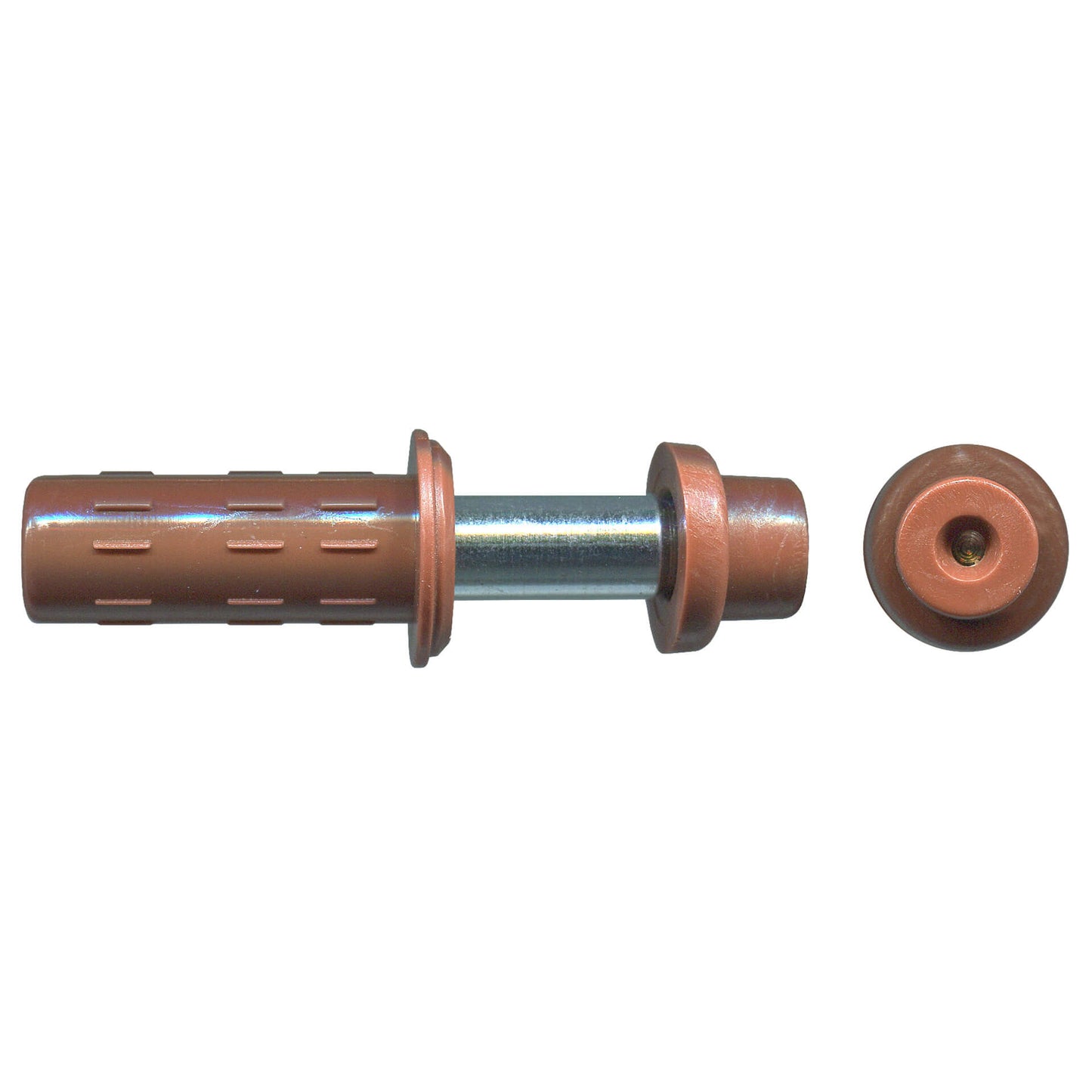 Bi-Fold Door Top Pivot Insert – 11mm Round Brown | Rollers and More Australia