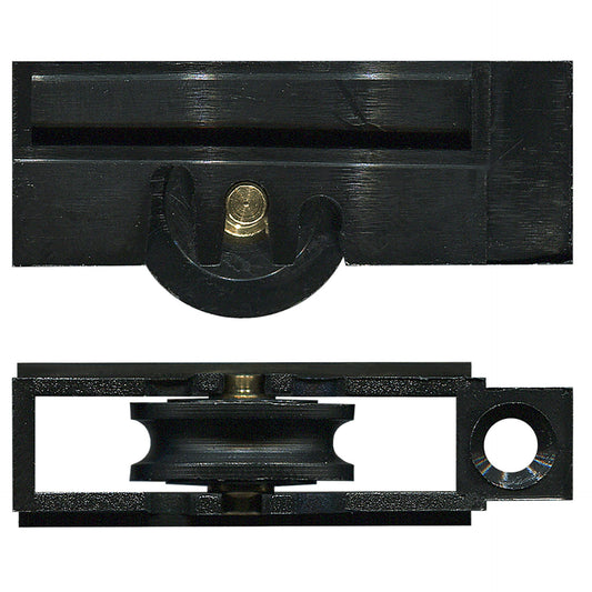 Australian Adjustable Roller & Carriage Window Roller & Carriage - Black | Rollers and More