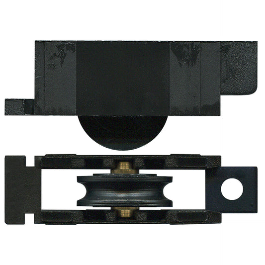 Australian Adjustable Roller & Carriage Window Roller & Carriage - Black | Rollers and More