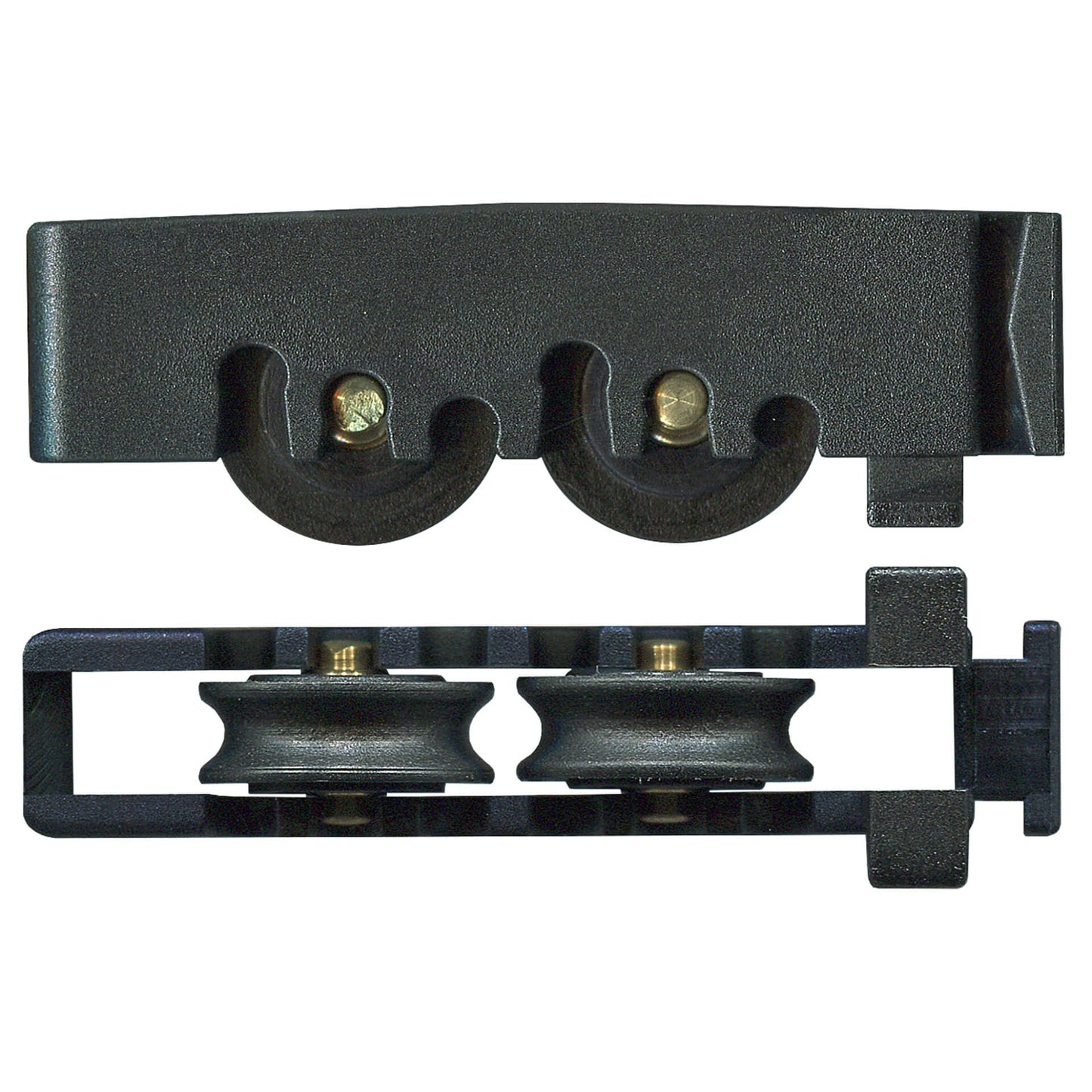 Australian Adjustable Roller & Carriages Window Roller & Carriage - Black | Rollers and More