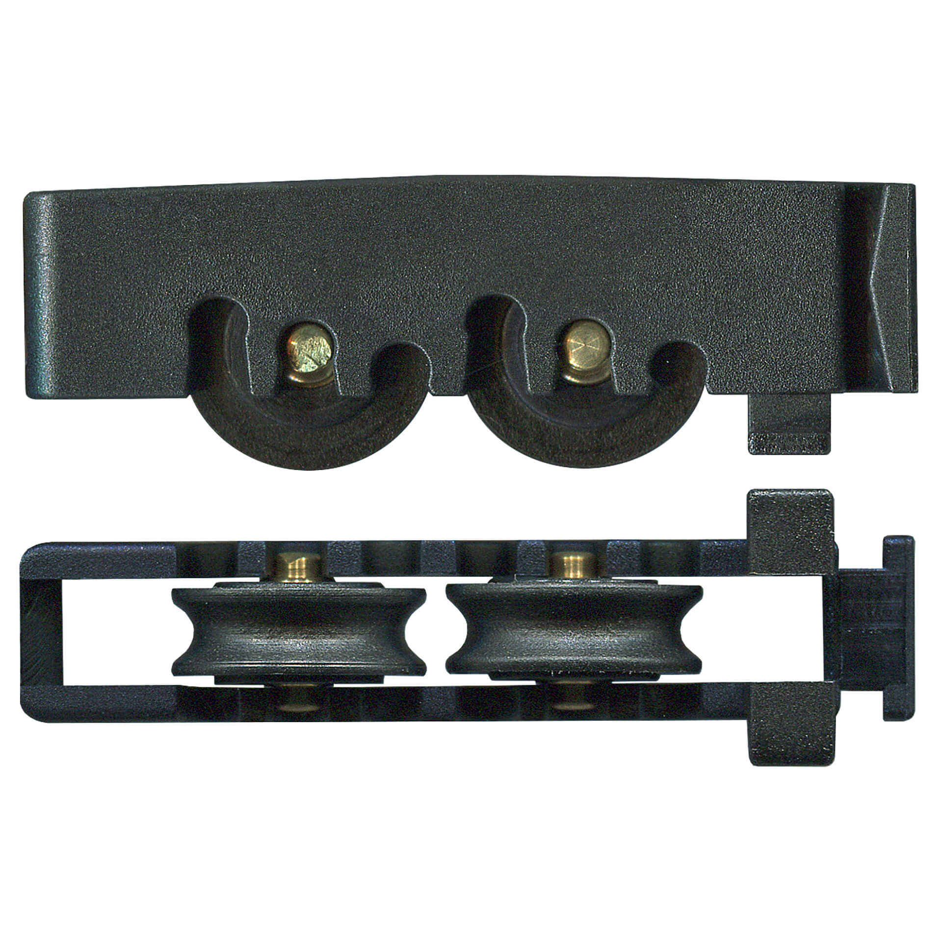 Australian Adjustable Roller & Carriages Window Roller & Carriage - Black | Rollers and More