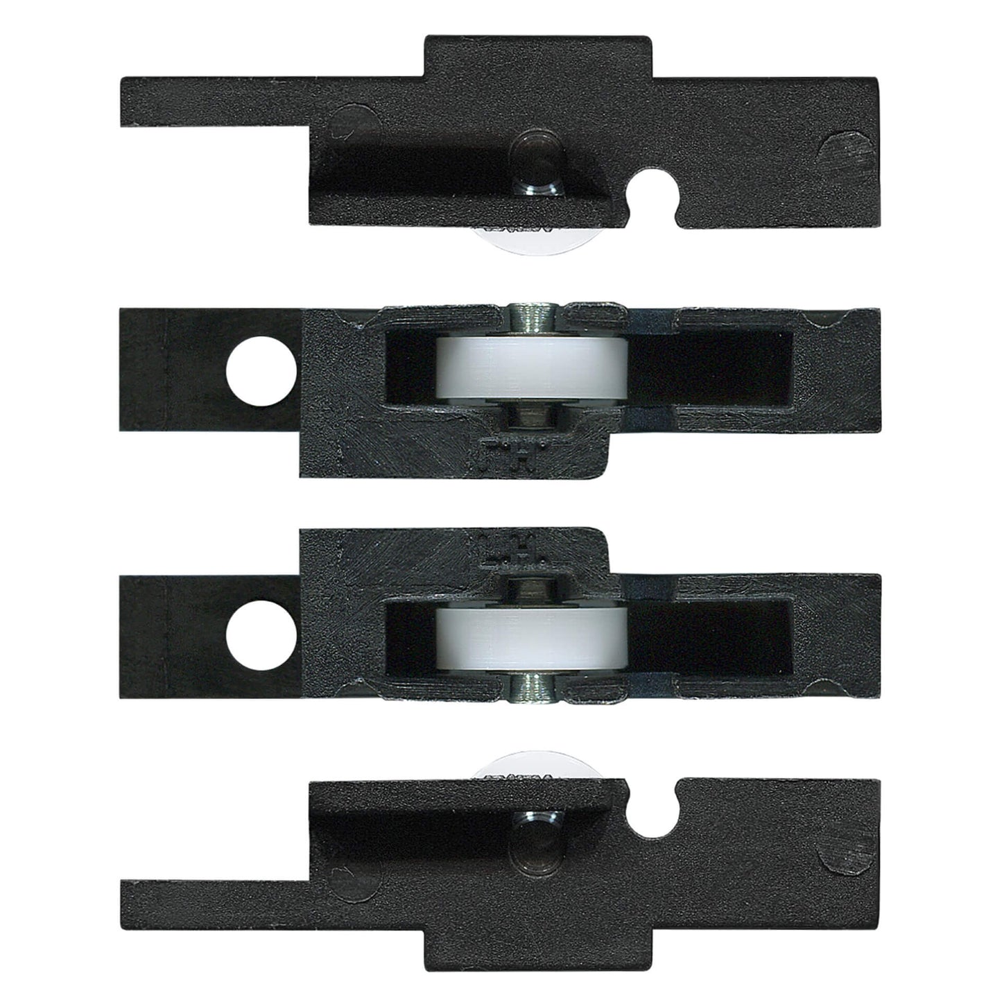 Australian Adjustable Roller & Carriage Window Roller & Carriage - Black | Rollers and More