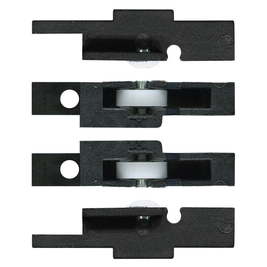 Australian Adjustable Roller & Carriage Window Roller & Carriage - Black | Rollers and More