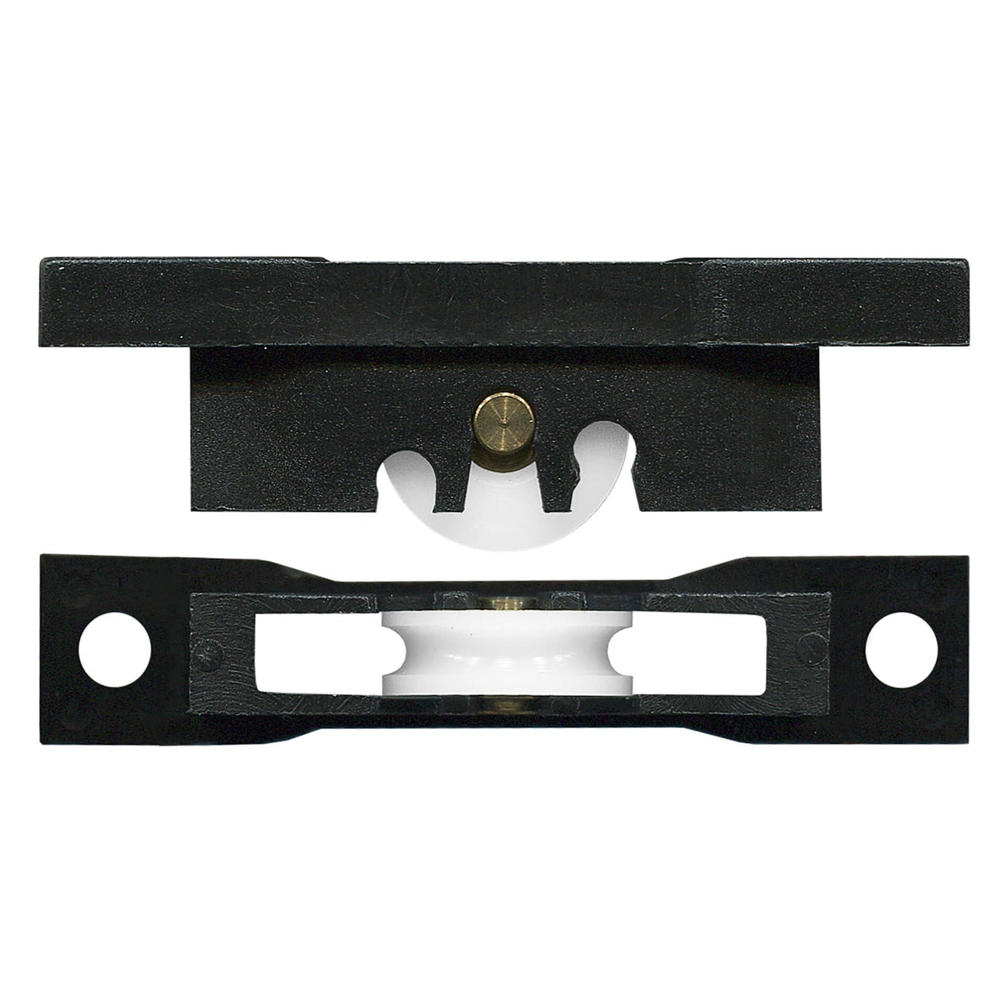 Australian Adjustable Roller & Carriage Window Roller & Carriage - Black | Rollers and More