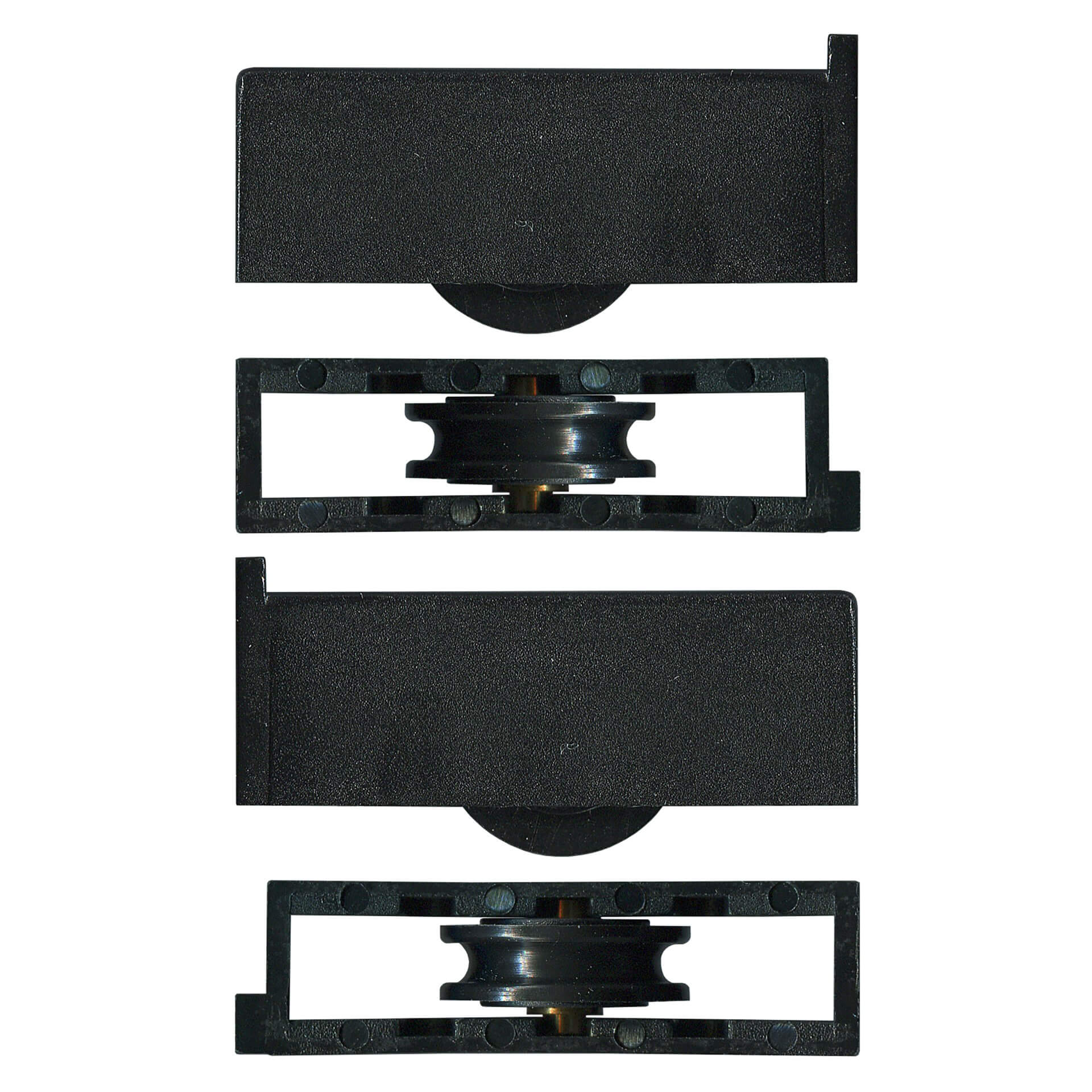 Australian Adjustable Roller & Carriage Window Roller & Carriage - Black | Rollers and More