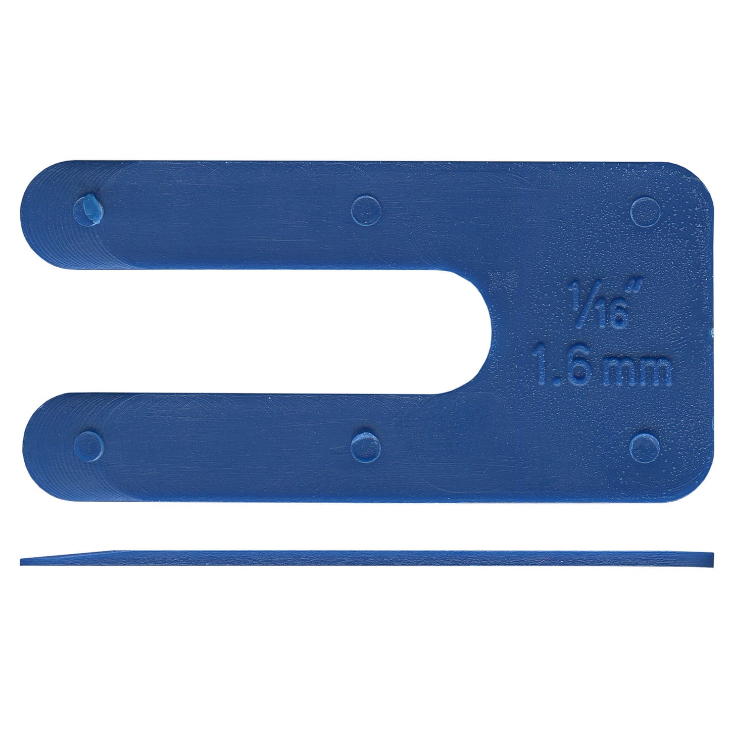 Australian Blue 74mm x 36.5mm 1.6mm thick Window & Door Packer - Rollers and More
