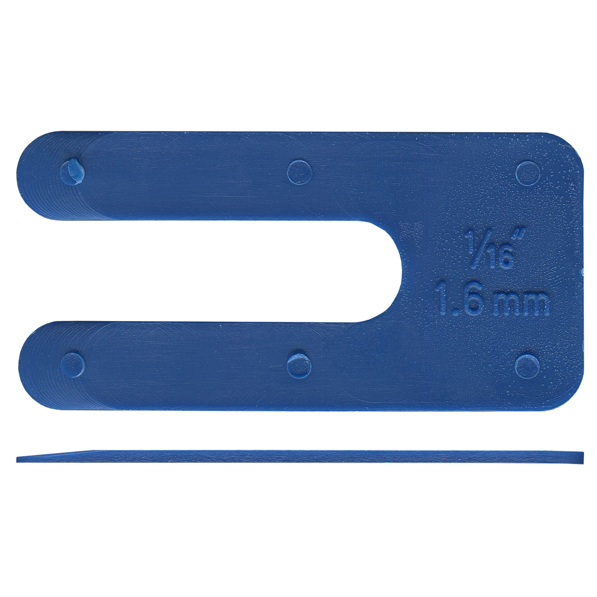 Australian Blue 74mm x 36.5mm 1.6mm thick Window & Door Packer - Rollers and More