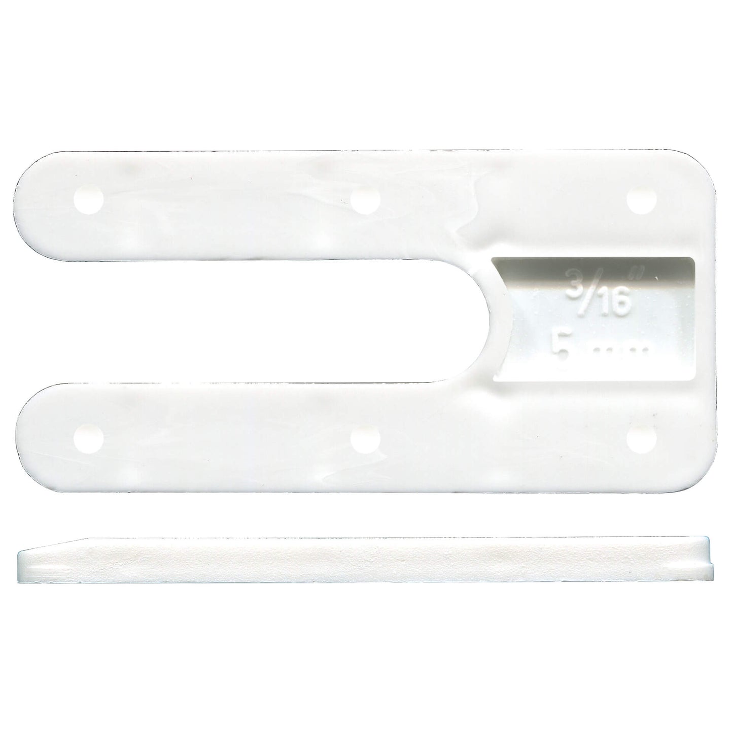 Australian White 74mm x 36.5mm 5mm thick Window & Door Packer - Rollers and More