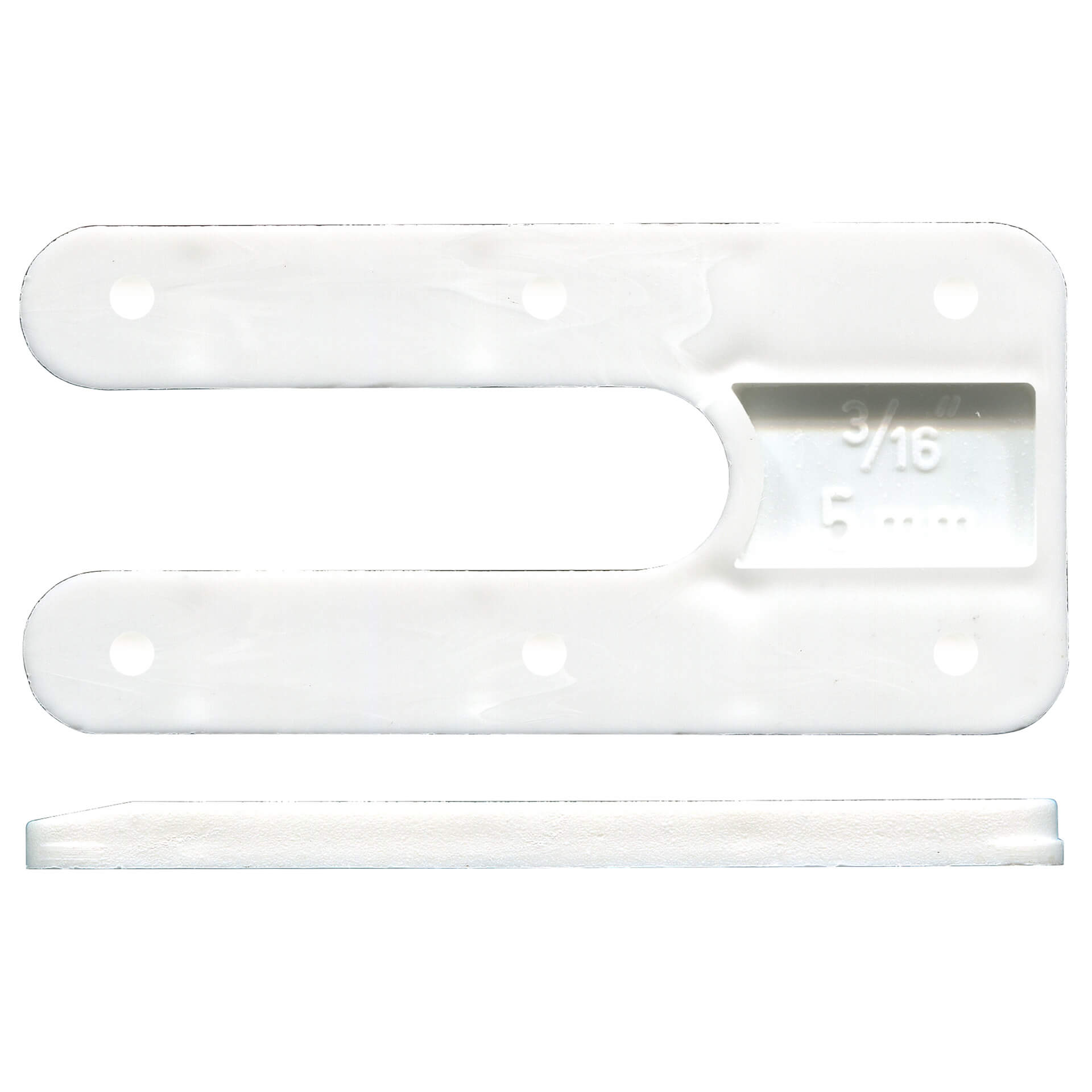 Australian White 74mm x 36.5mm 5mm thick Window & Door Packer - Rollers and More