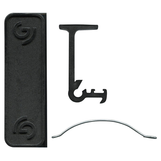 Sliding Window Catch & Spring (Black) | Australian Hardware