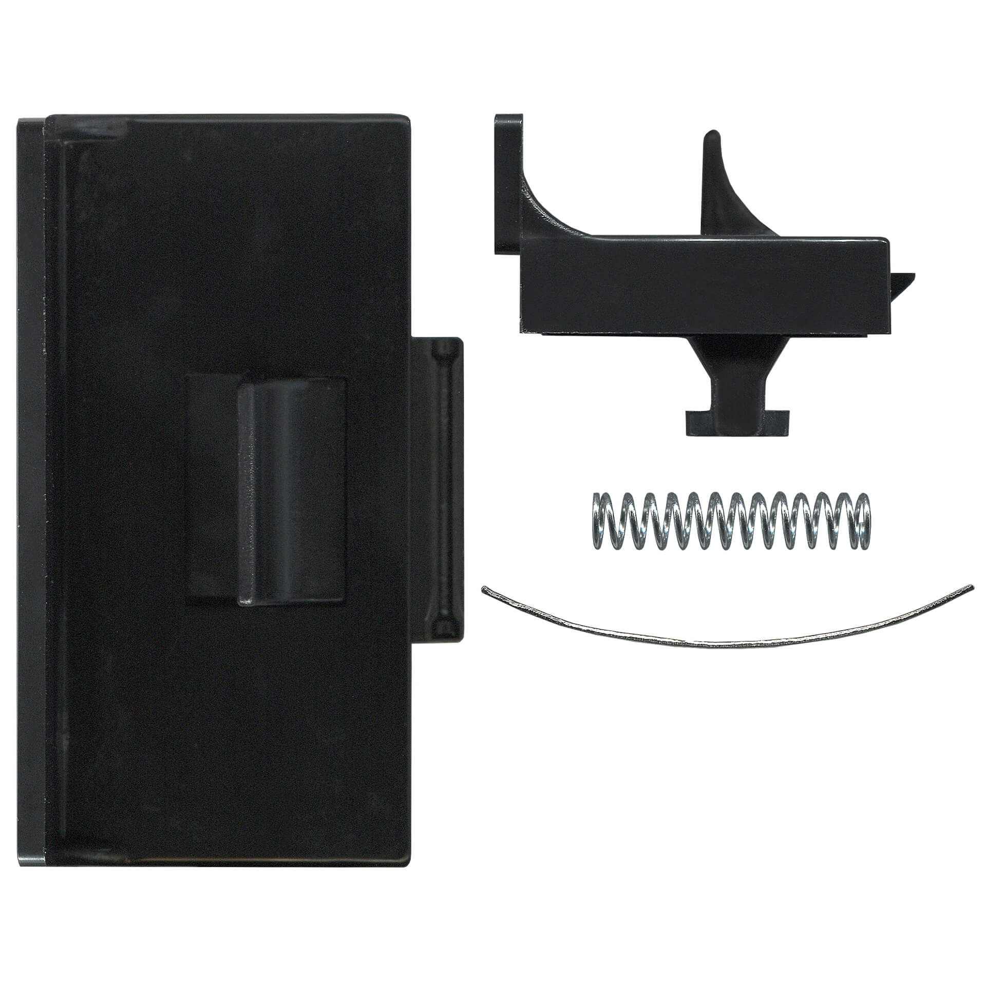 Sliding Window Catch & Spring (Black) | Australian Hardware