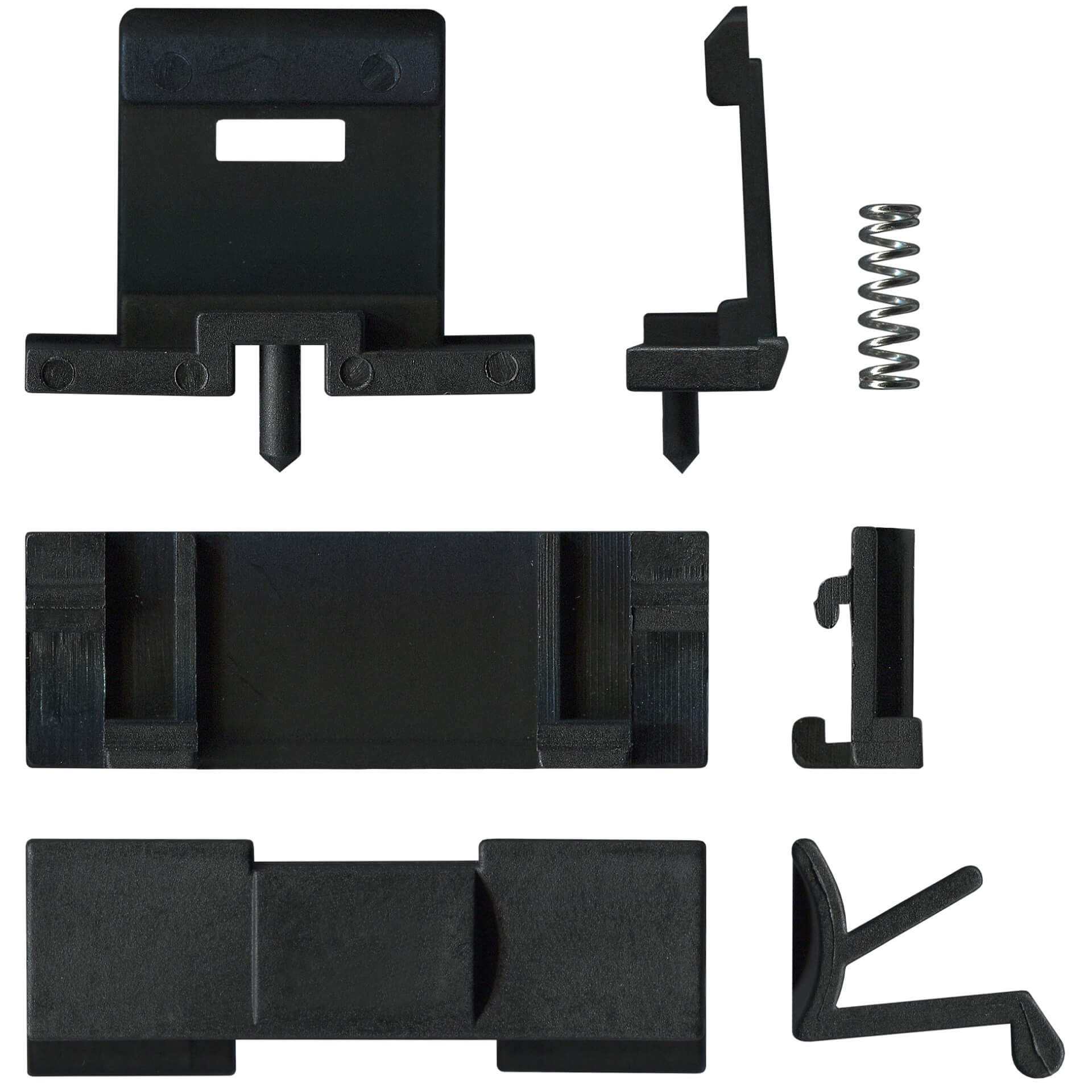 Sliding Window Catch & Spring (Black) | Australian Hardware
