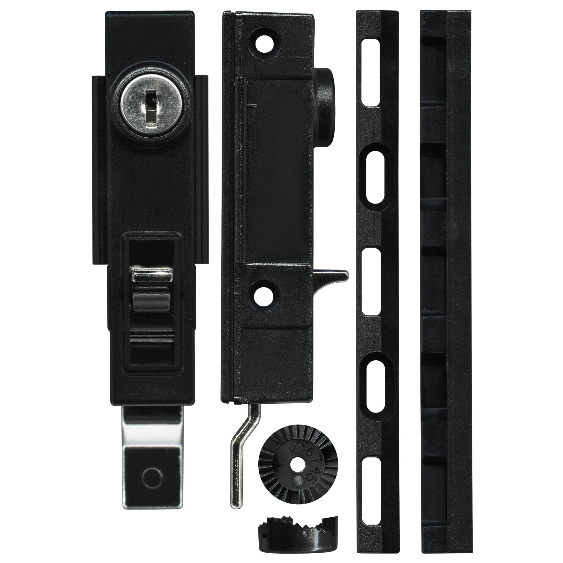 Sliding Window Vent Lock with Key (Black) | Australian Hardware