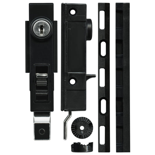 Sliding Window Vent Lock with Key (Black) | Australian Hardware
