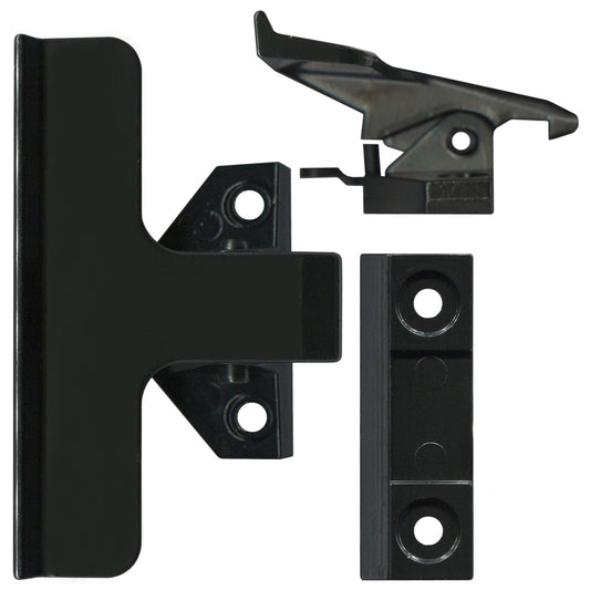 Sliding Window Catch & Spring (Black) | Australian Hardware