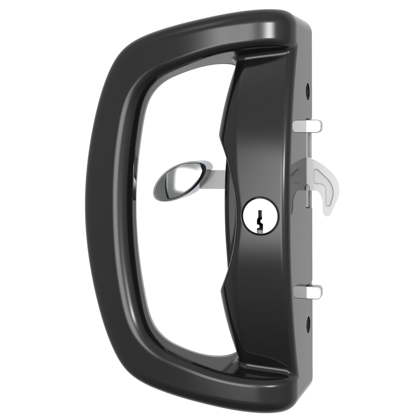 Sliding Patio Door Lock | Black | Dockland | Rollers and More