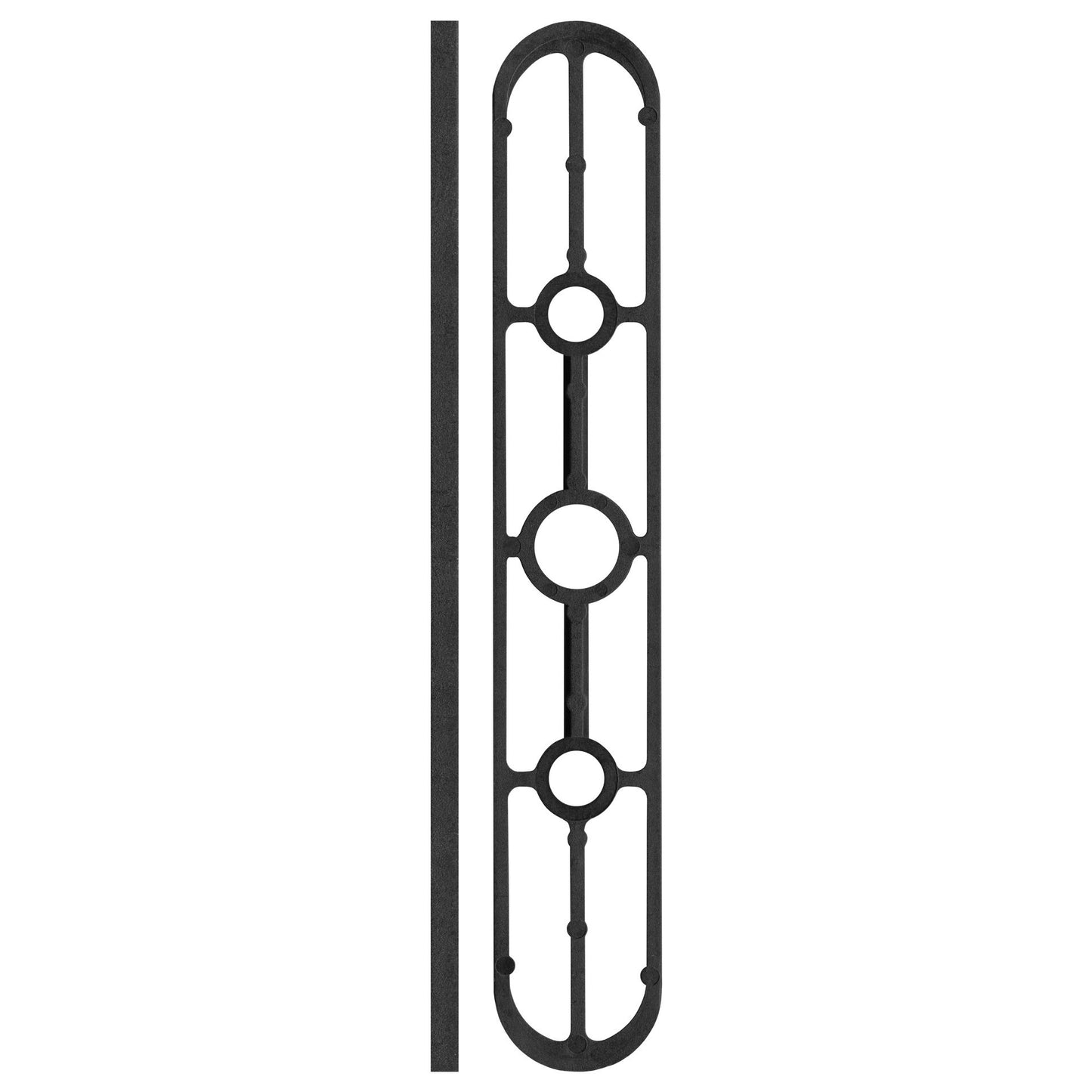 Black Packer for Sliding Patio Door Locks | Suits 4-86XX Series