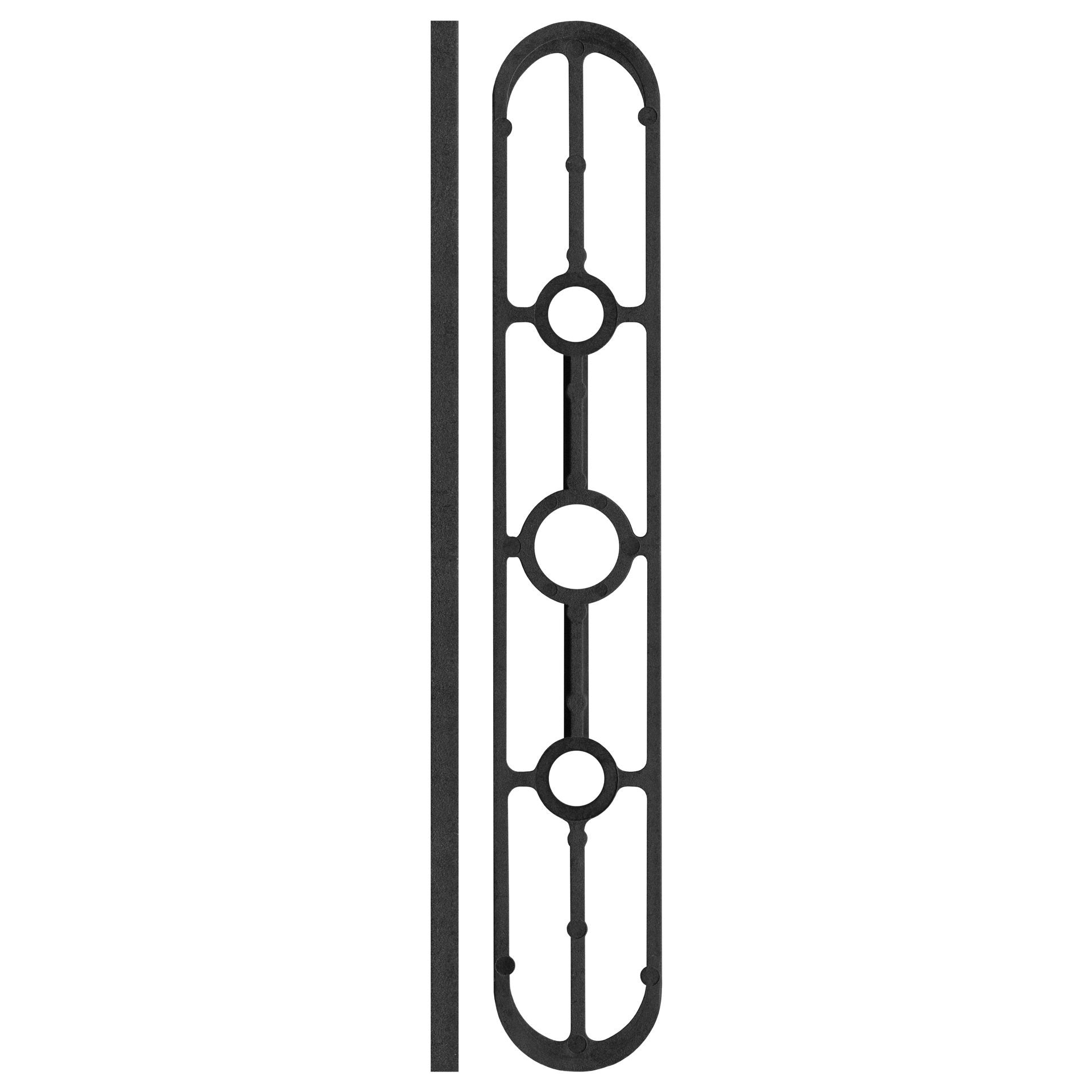 Black Packer for Sliding Patio Door Locks | Suits 4-86XX Series