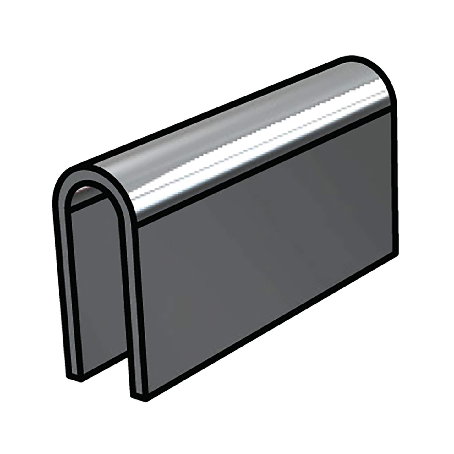 Stainless Steel 2375mm Track Cover for Sliding Doors & Windows – Durable Australian Hardware Accessory for DIY & Trade