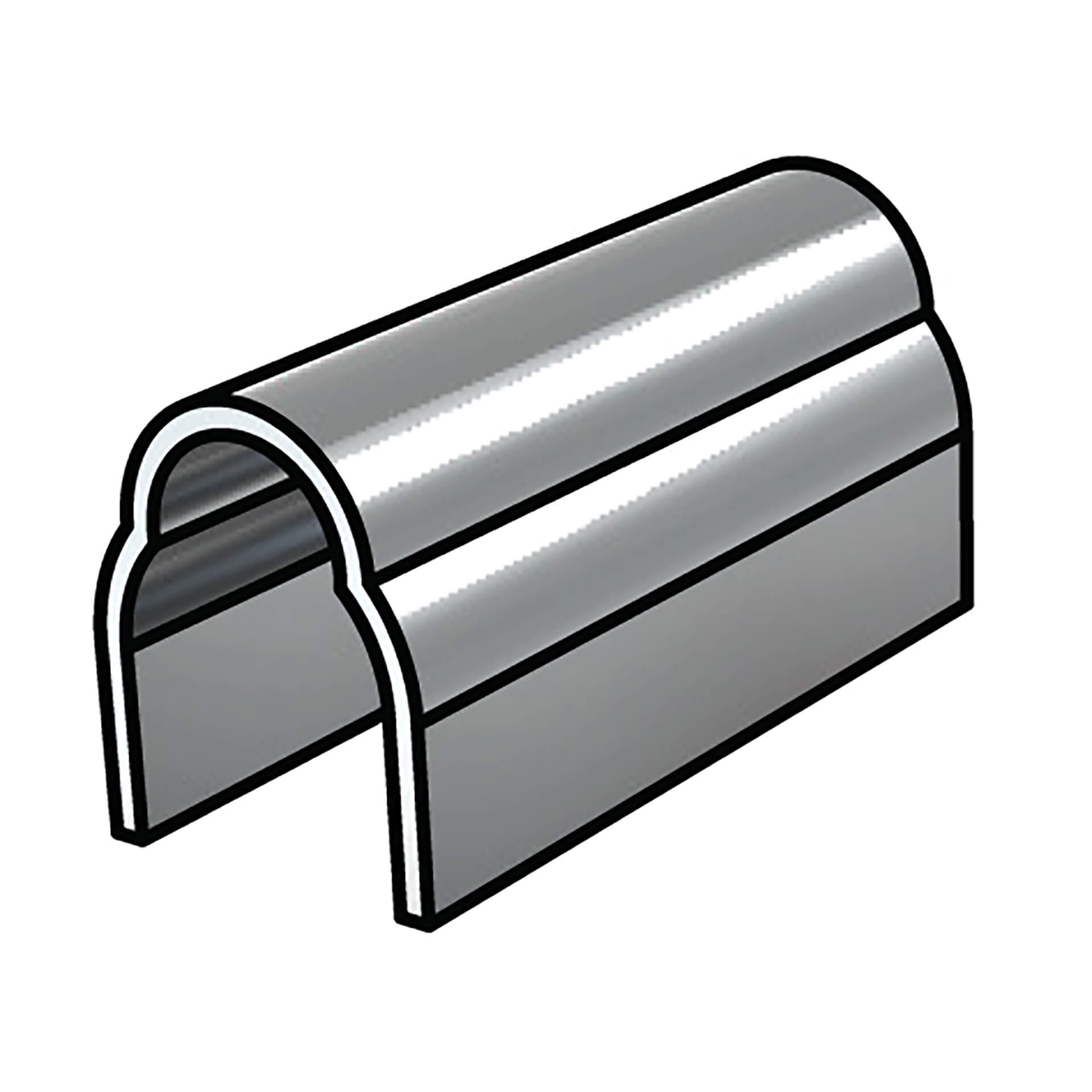 2375mm Stainless Steel Sliding Door & Window Track Cover | Durable Australian Track Accessory for DIY & Trade