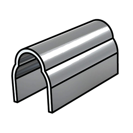 2375mm Stainless Steel Sliding Door & Window Track Cover | Durable Australian Track Accessory for DIY & Trade