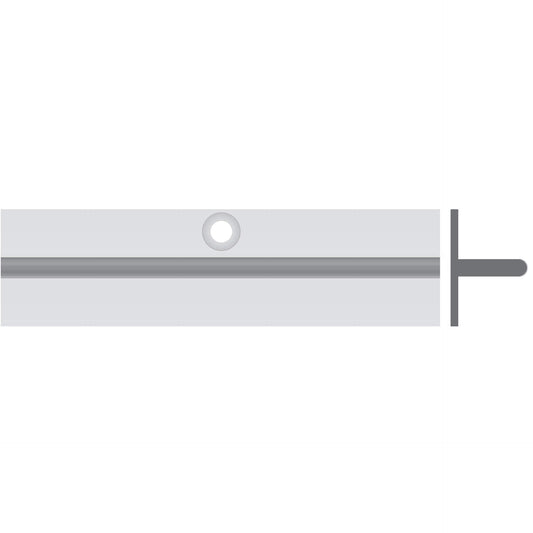 25mm x 25mm 2.5m Sliding Door Track 'T' Profile – Durable Steel Track for Sliding Doors | Australian Made | Track & Accessories for DIY & Trade